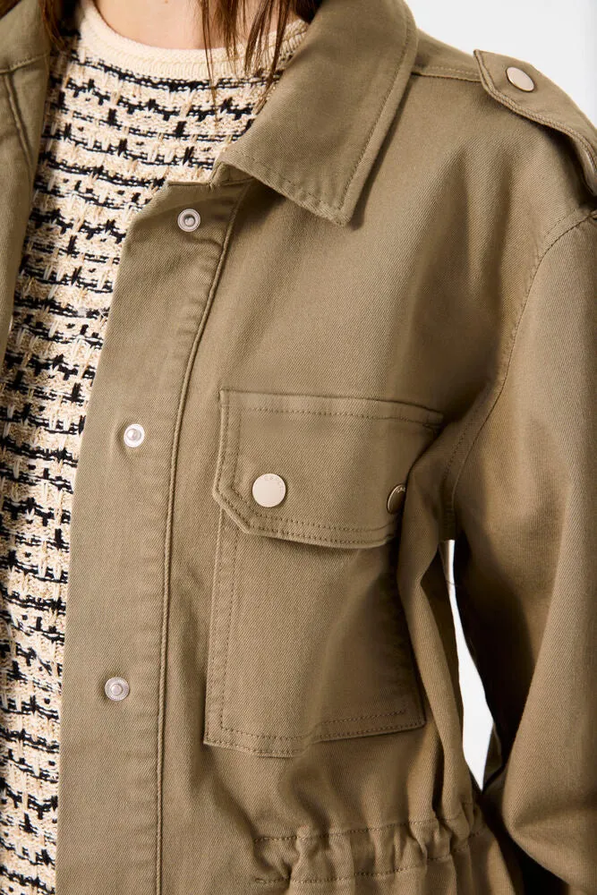Garcia Olive Green Twill Jacket
