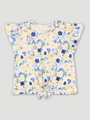 Girls Printed Florescence Fashion Tee