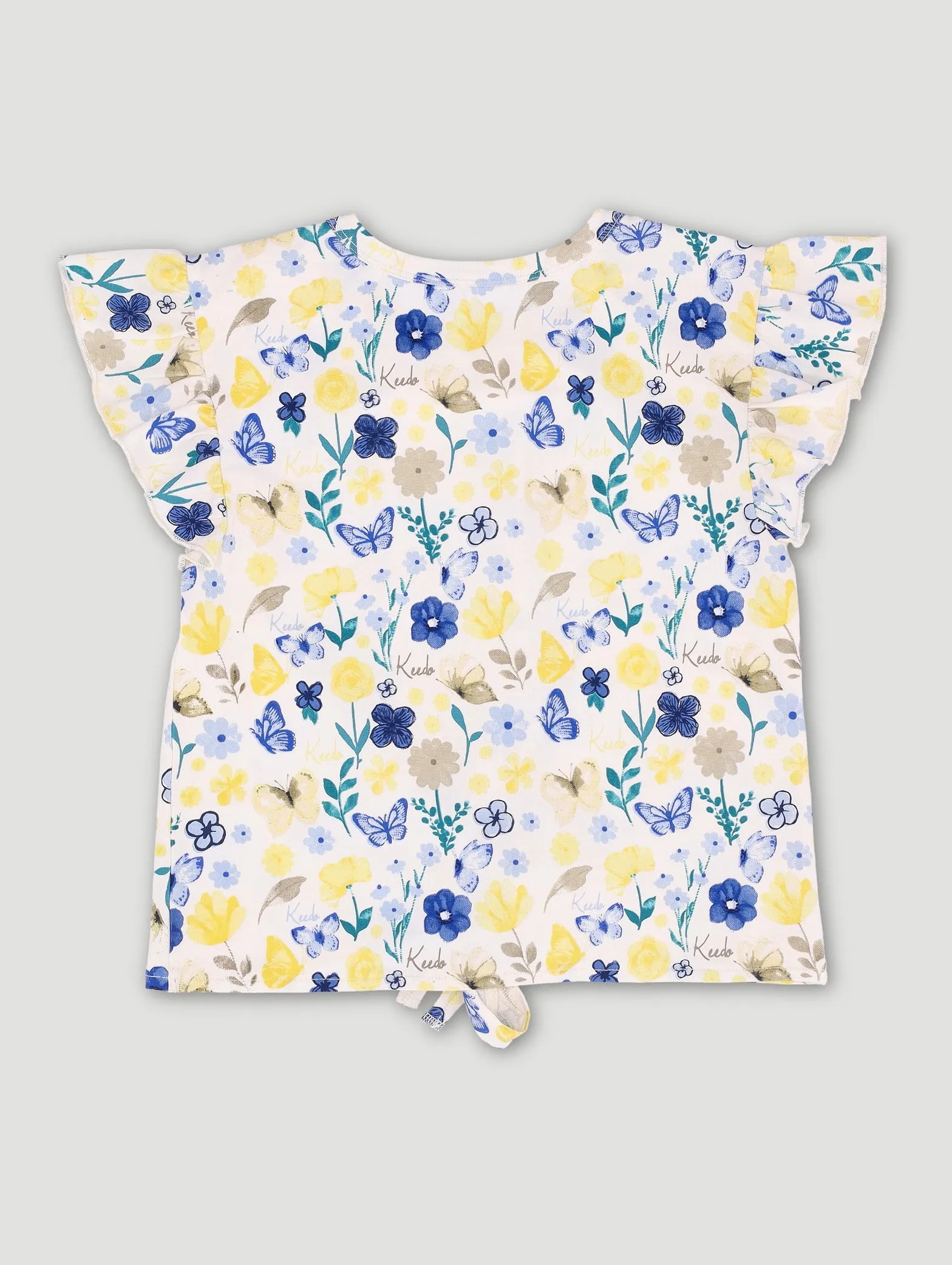 Girls Printed Florescence Fashion Tee