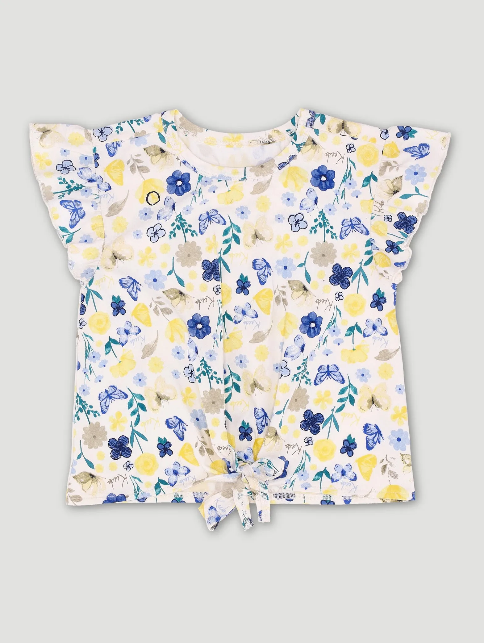 Girls Printed Florescence Fashion Tee