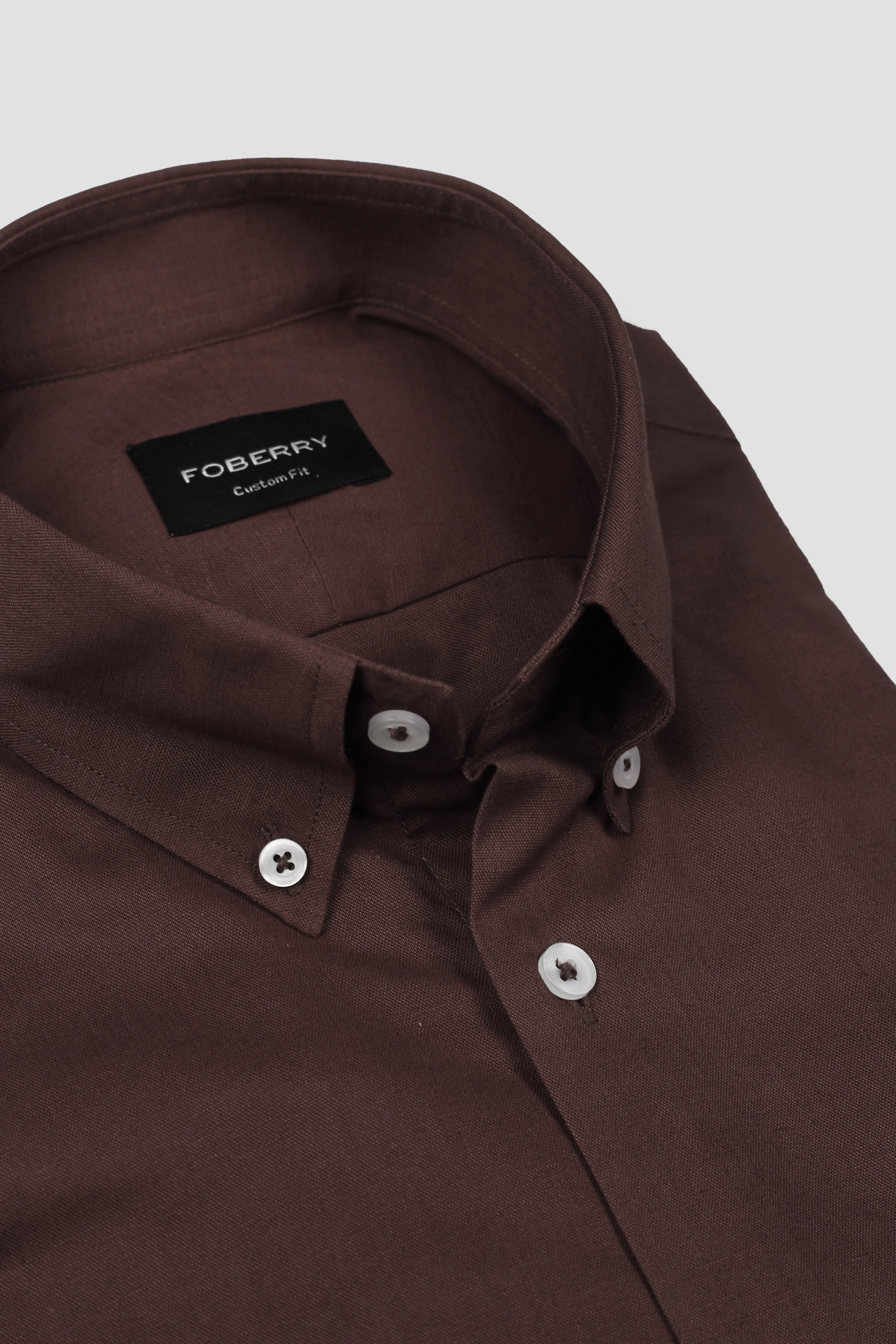 Grape Irish Linen Shirt