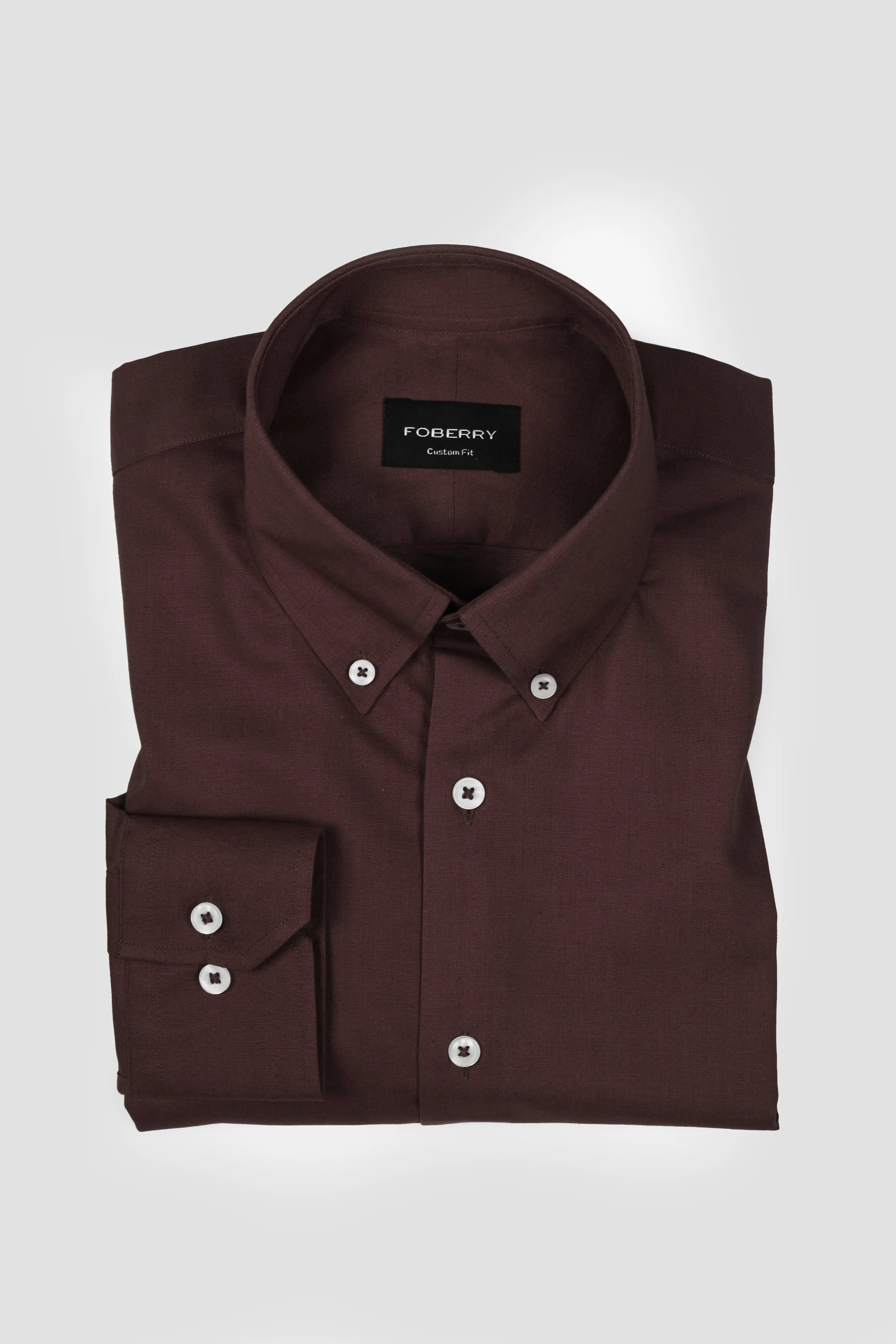 Grape Irish Linen Shirt