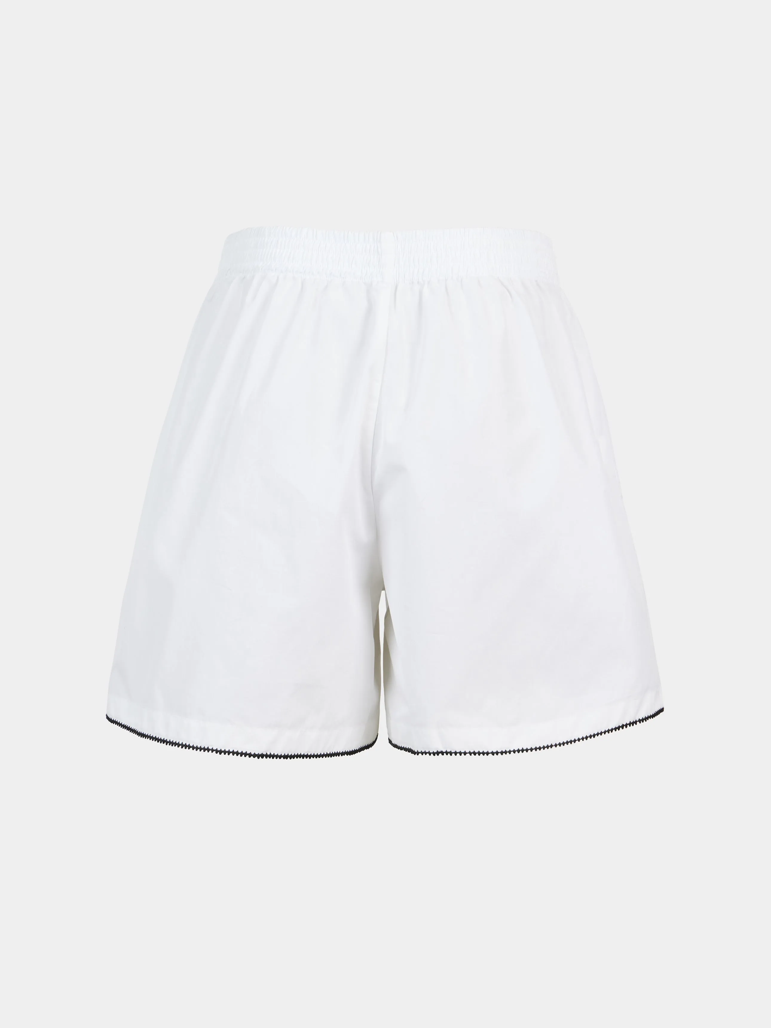 Hand-Embroidered Cotton Boxer Shorts | Size: S