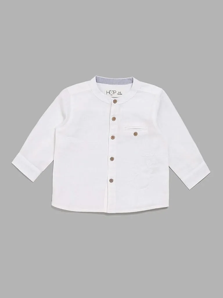 HOP Baby Plain White Shirt