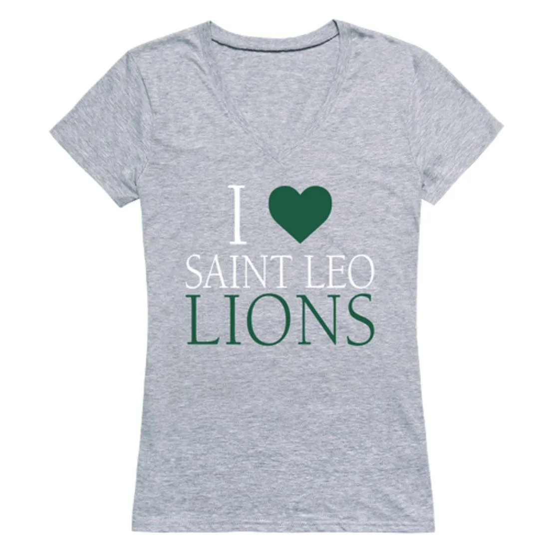 I Love Saint Leo University Lions Womens T-Shirt