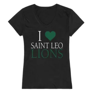I Love Saint Leo University Lions Womens T-Shirt