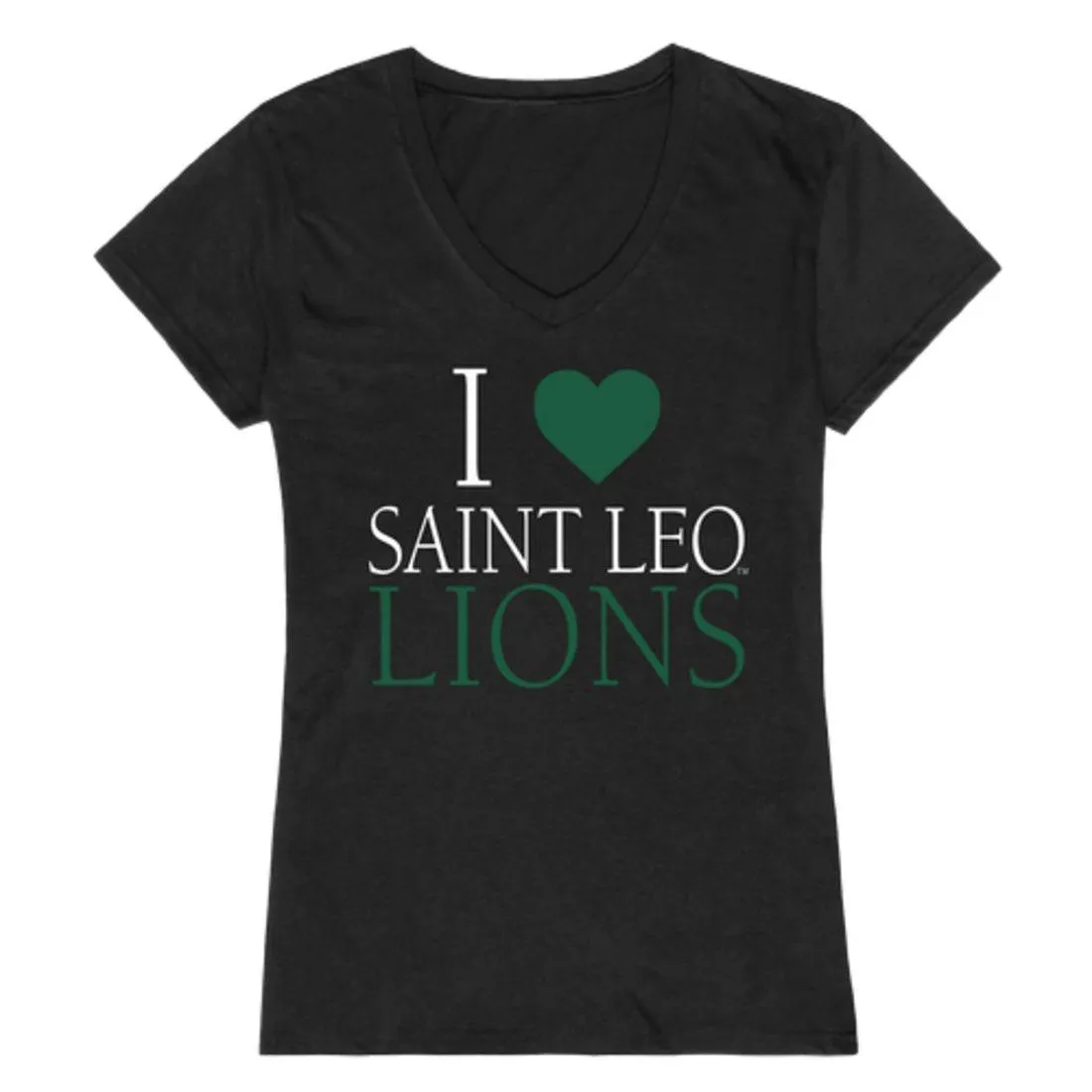 I Love Saint Leo University Lions Womens T-Shirt