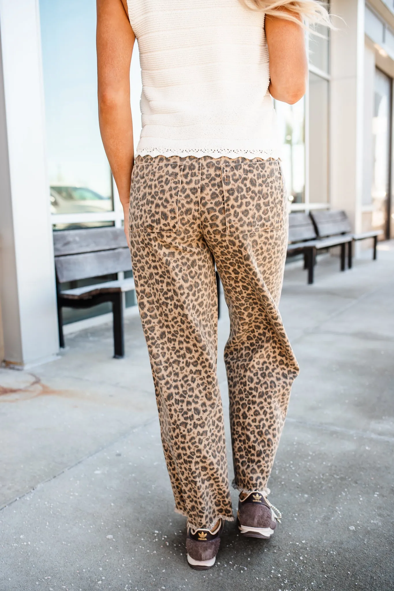 Jackson Wide Leg Leopard Pants