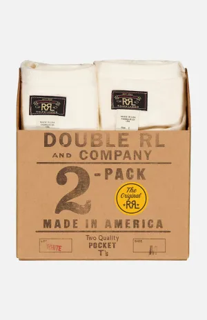 Jersey Knit Pocket 2-Pack T-Shirts