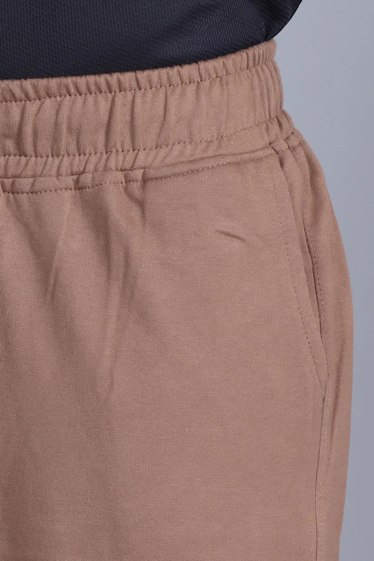 Jinxer Men Midrise wide leg Cotton Pajamas - Camel