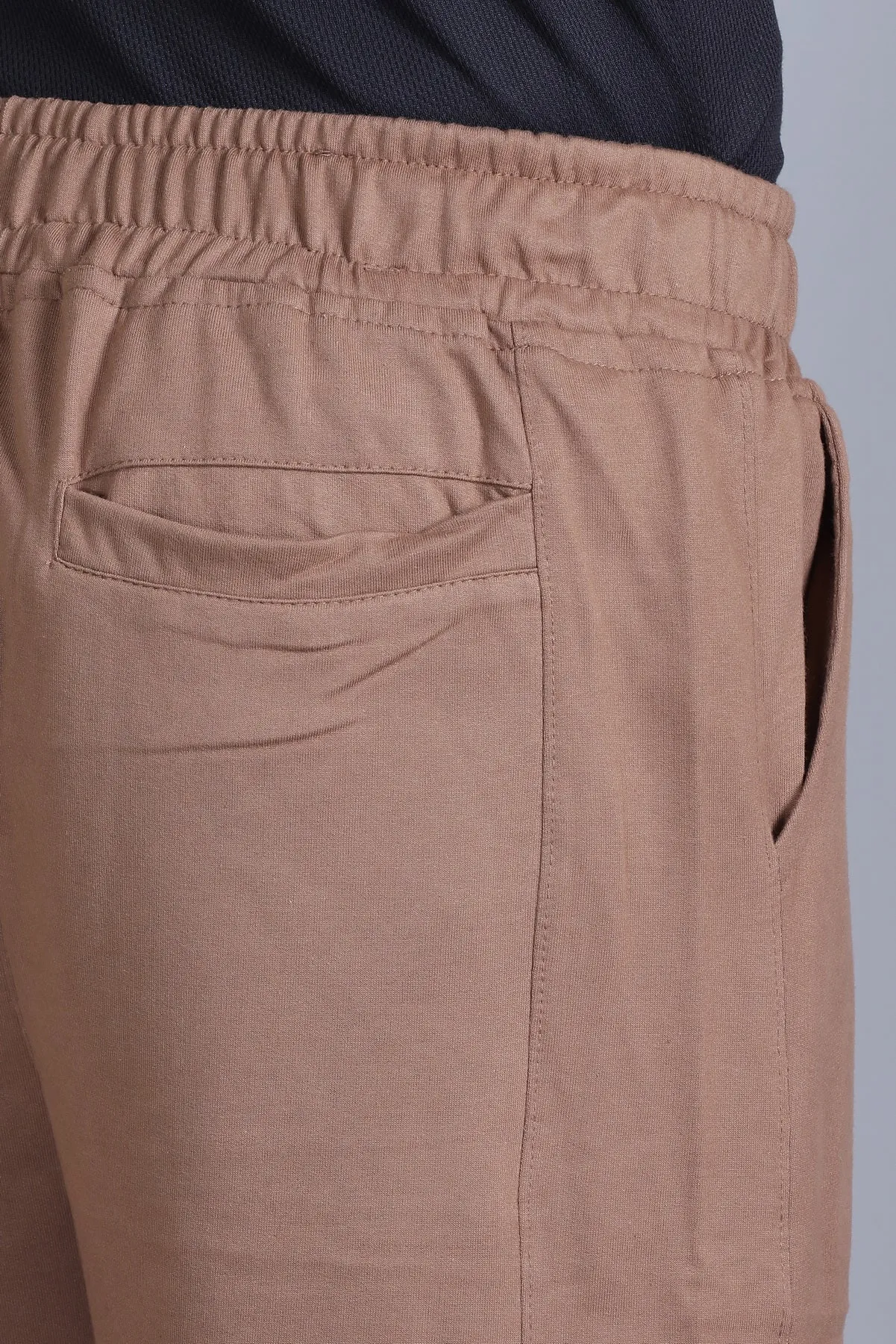 Jinxer Men Midrise wide leg Cotton Pajamas - Camel