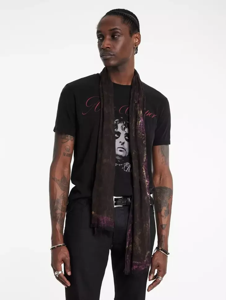 John Varvatos ALICE COOPER Script Tee - Black