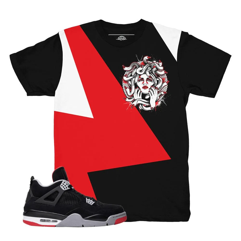 Jordan 4 Bred Medusa Vintage Shirt
