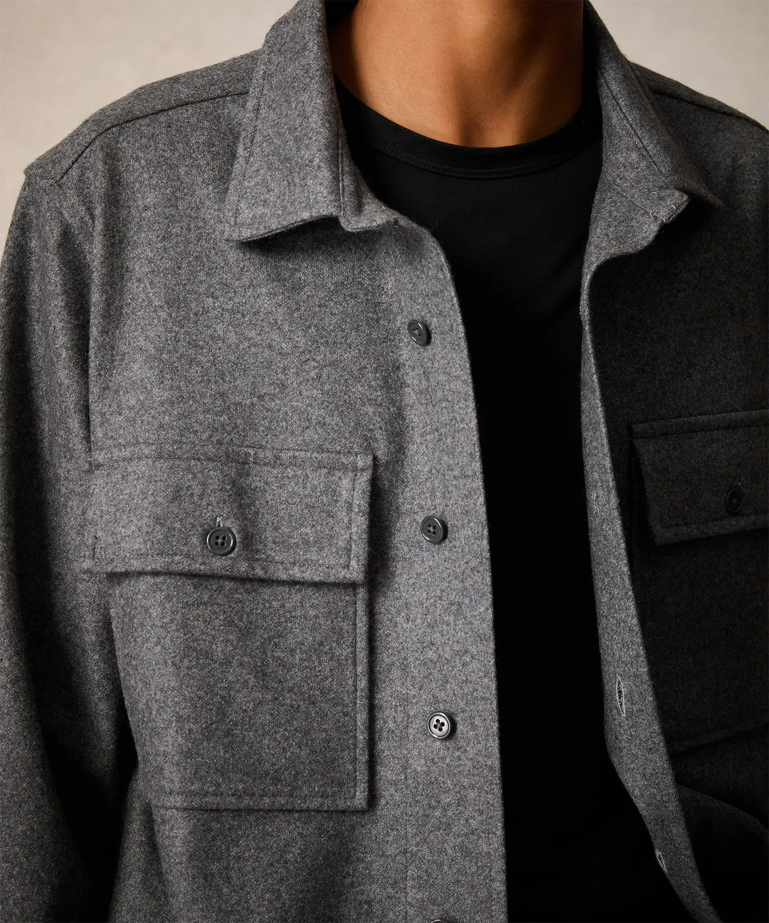 Knit Cashmere Overshirt