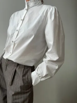 Kooples Frill Collar Shirt White