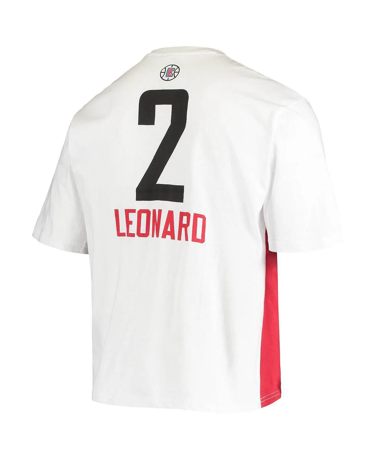 La Clippers Kawhi Leonard Fanatics Men's White Yoke T-Shirt, White