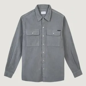 Lancereaux Overshirt (Velvet Medium Grey)