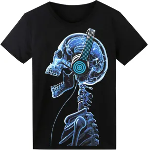 LED T Shirt Sound Activated Glow Shirts Light Up Equalizer Clothes for Party