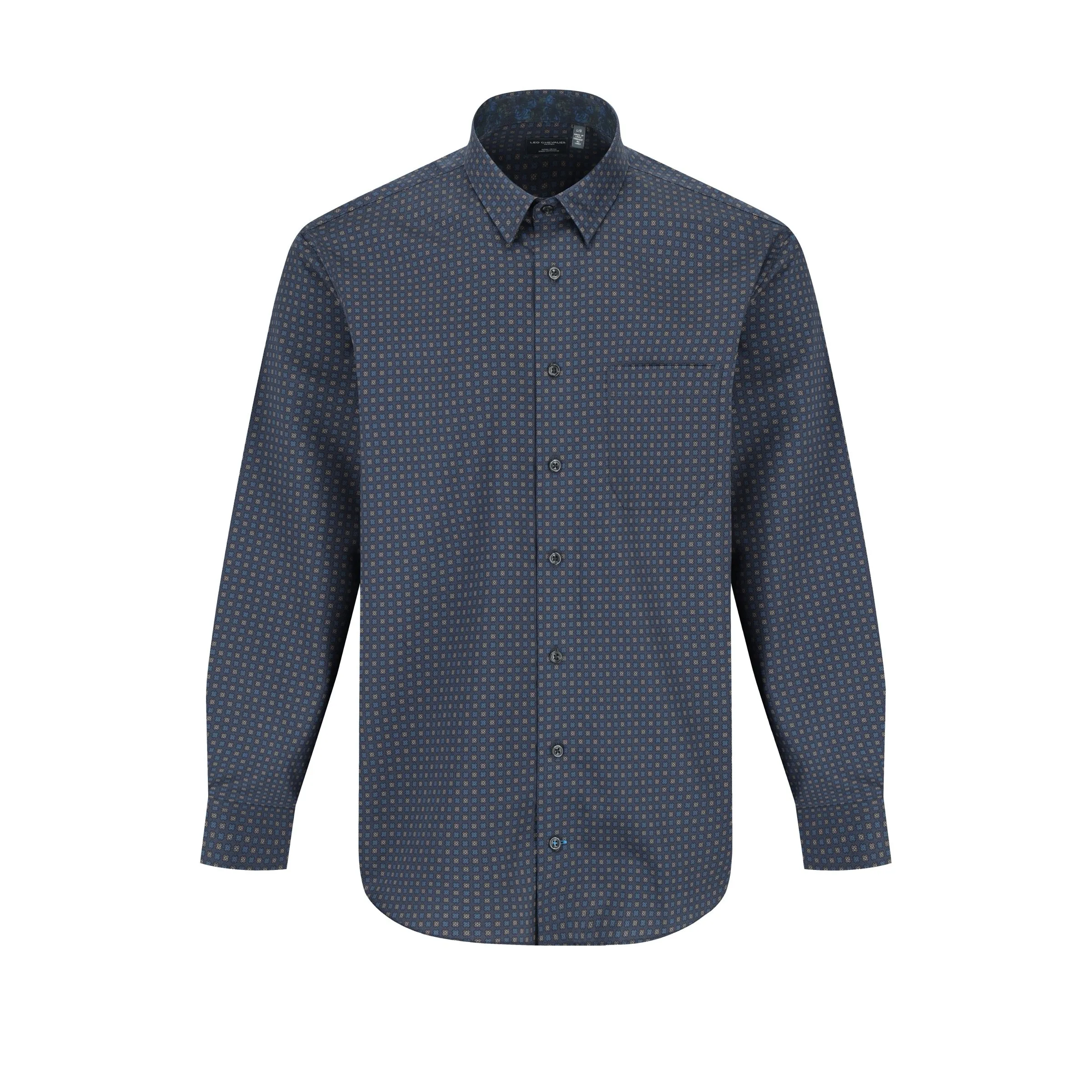 Leo Chevalier - Long Sleeve Shirt - Casual Fit - 100% Cotton - 623471