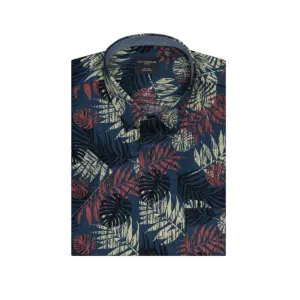 Leo Chevalier - Short Sleeve Shirt - Casual Fit - 100% Cotton Non-iron - Big and Tall - 620358/QT