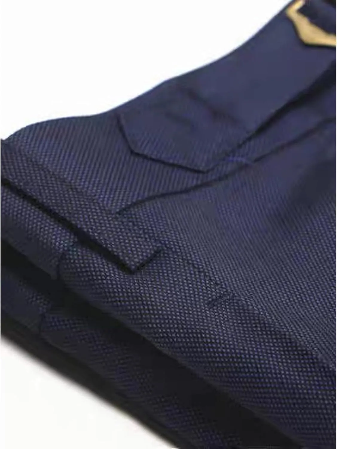 Men Bird's-Eye Relaxed Fit Suit Pants No Iron Premium Wool Men's Dress Pants Patterned Suit Trousers