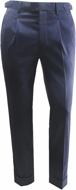 Men Bird's-Eye Relaxed Fit Suit Pants No Iron Premium Wool Men's Dress Pants Patterned Suit Trousers