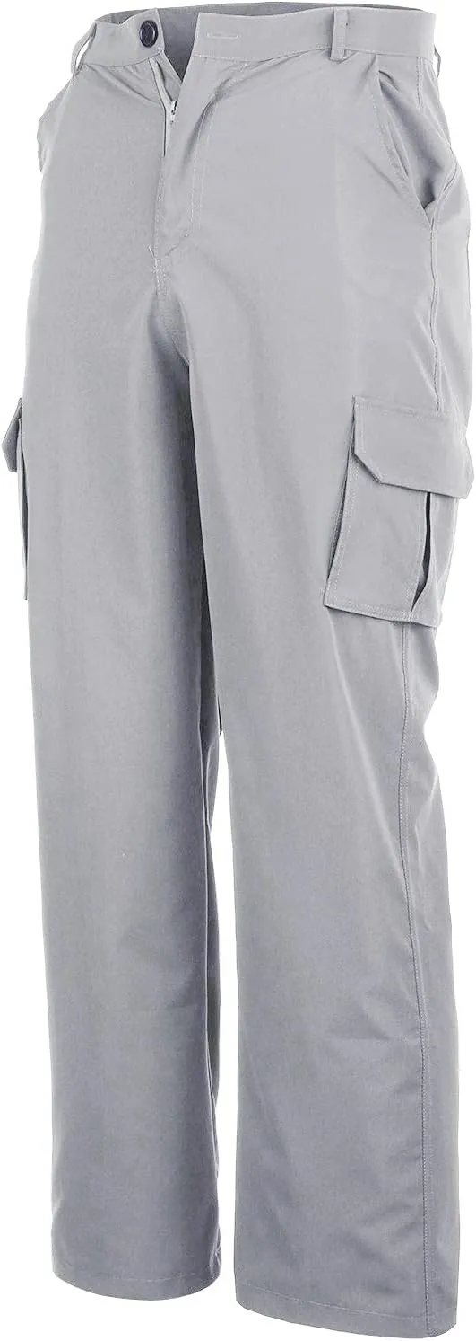 Men's Cargo Sweatpants Big and Tall Relaxed Fit Athletic Joggers Plus Size Baggy Stretch Waist Workwear Jogging Hiking Pants