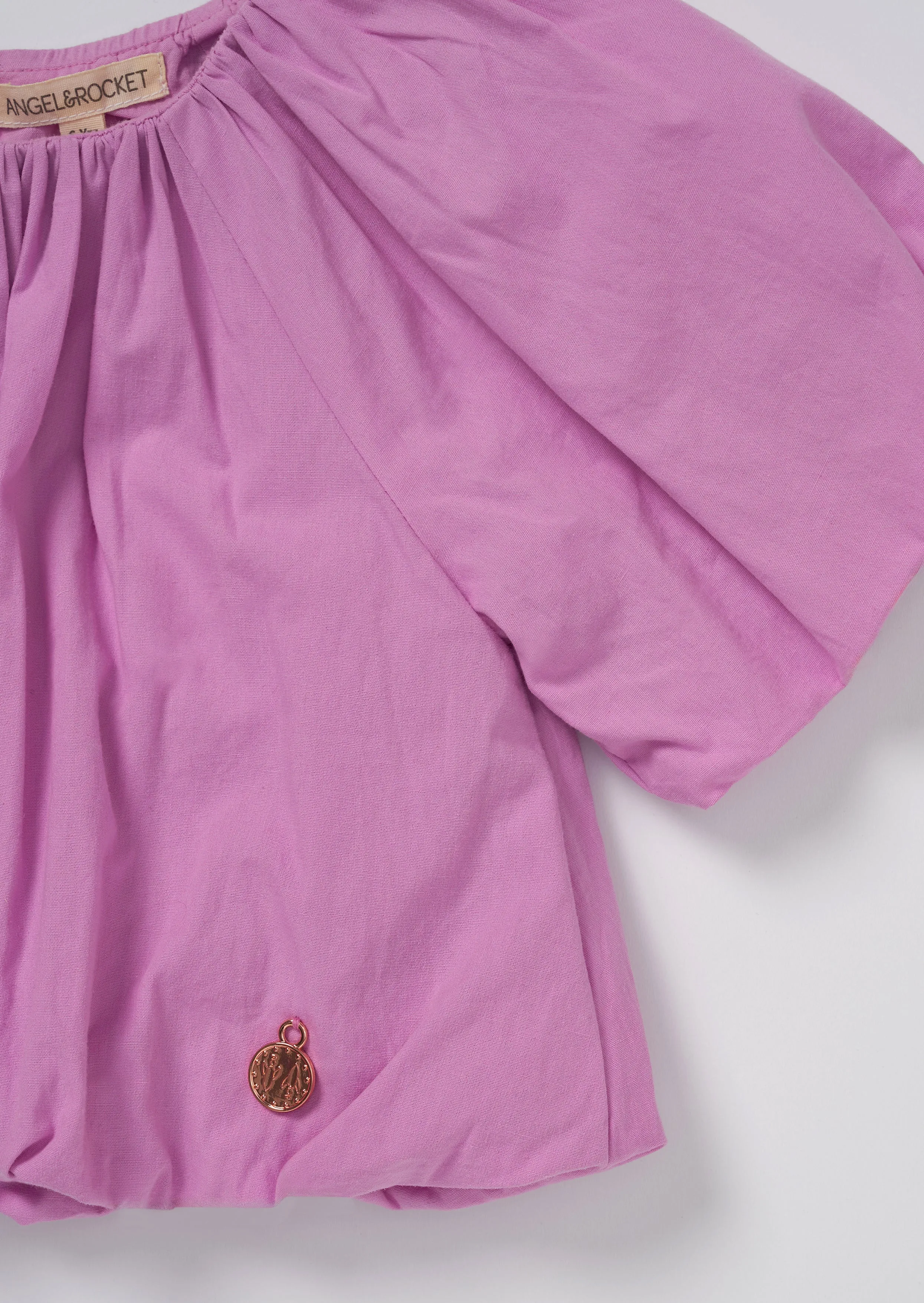 Michela Pink Puff Sleeve Top
