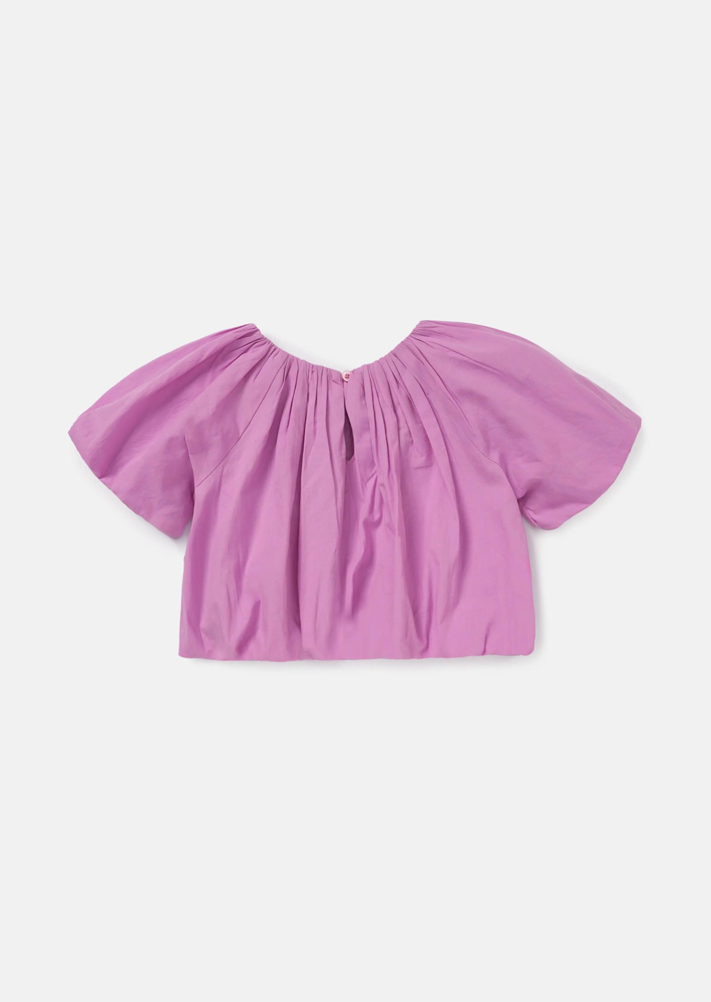 Michela Pink Puff Sleeve Top