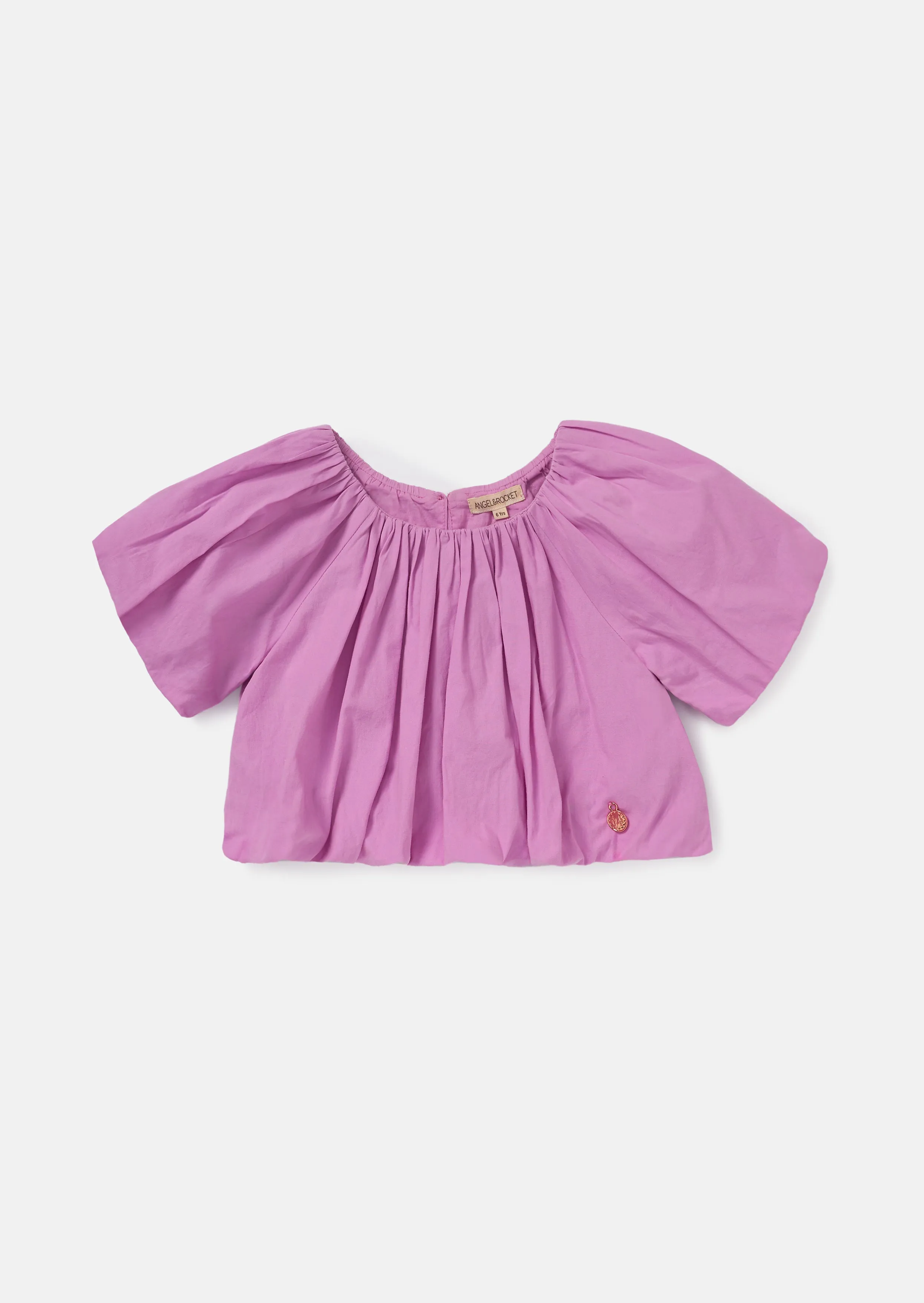 Michela Pink Puff Sleeve Top