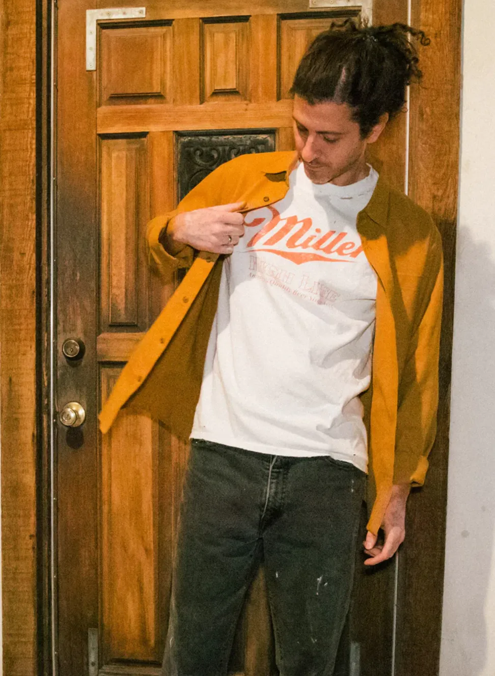 Miller High Life Eagle Flea Market Destroyed Tee