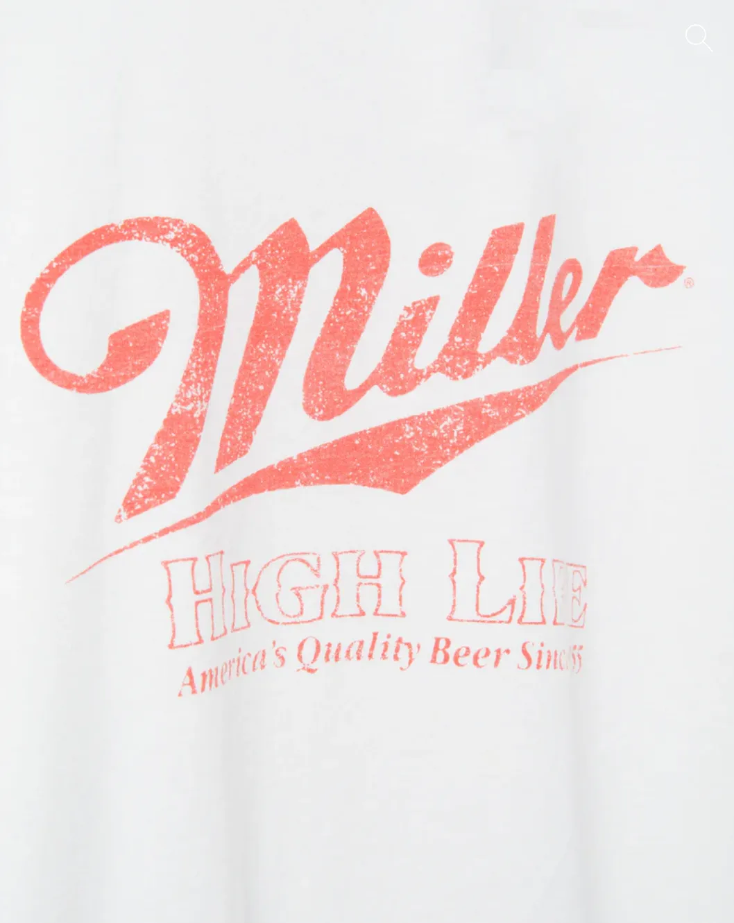 Miller High Life Eagle Flea Market Destroyed Tee