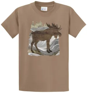 Moose Printed Tee Shirt