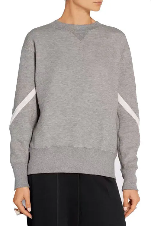 Open Back Cross Tassels Loose Sweatshirt