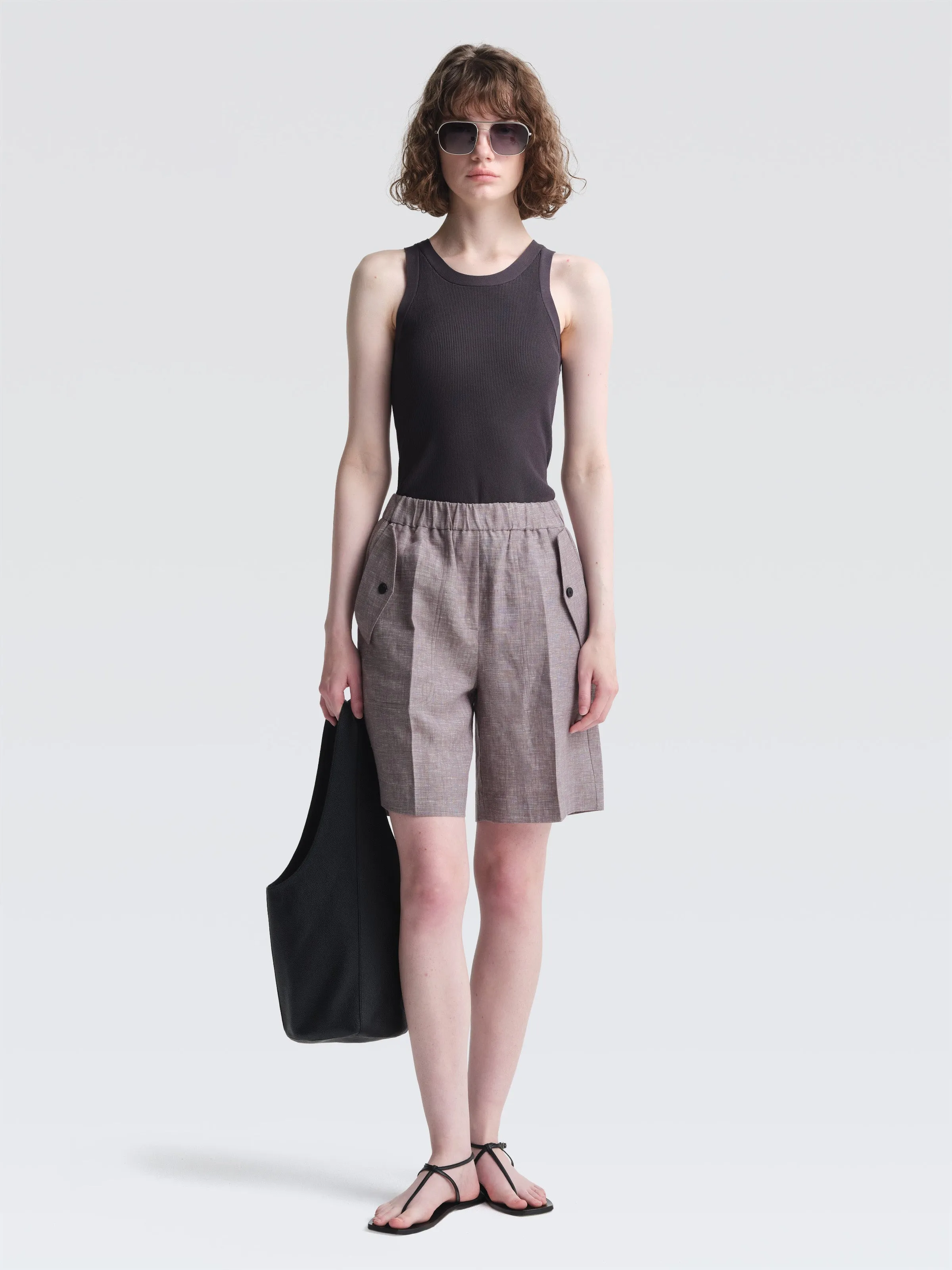 Organic Linen Eileen Shorts