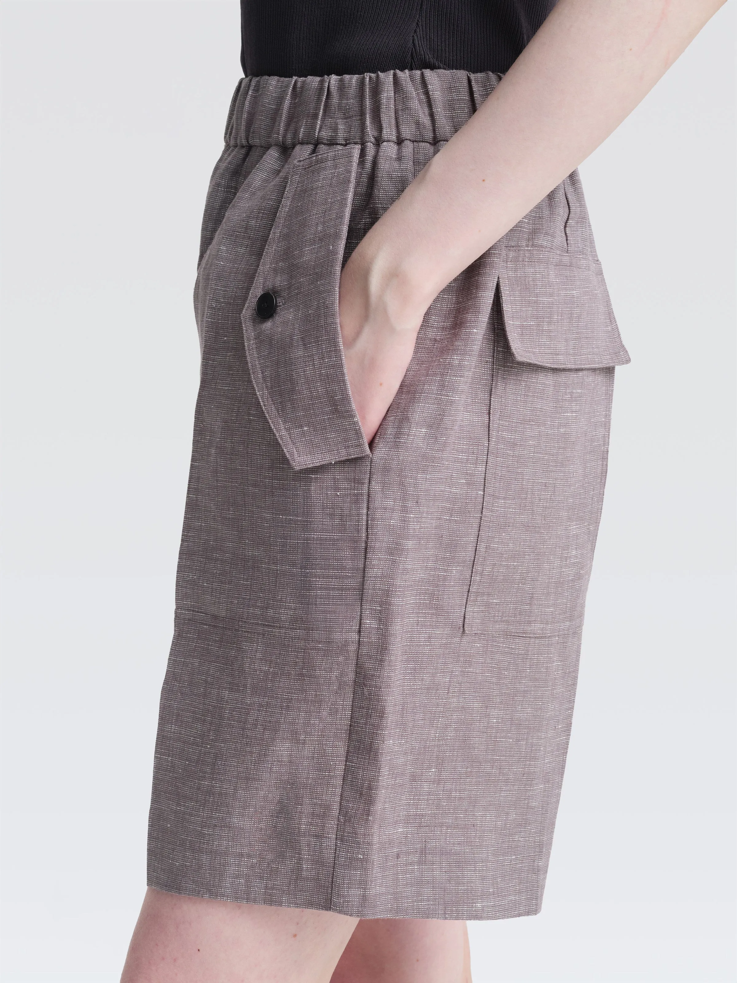 Organic Linen Eileen Shorts