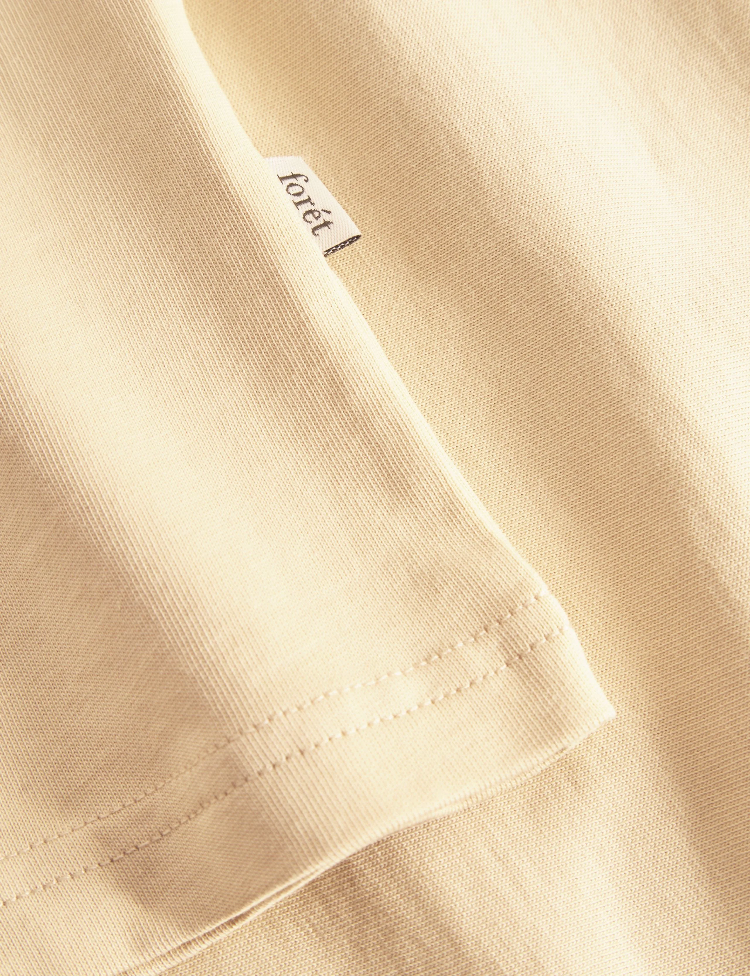 PLANET DOUBLE LONGSLEEVE - DUSTY YELLOW/CLOUD