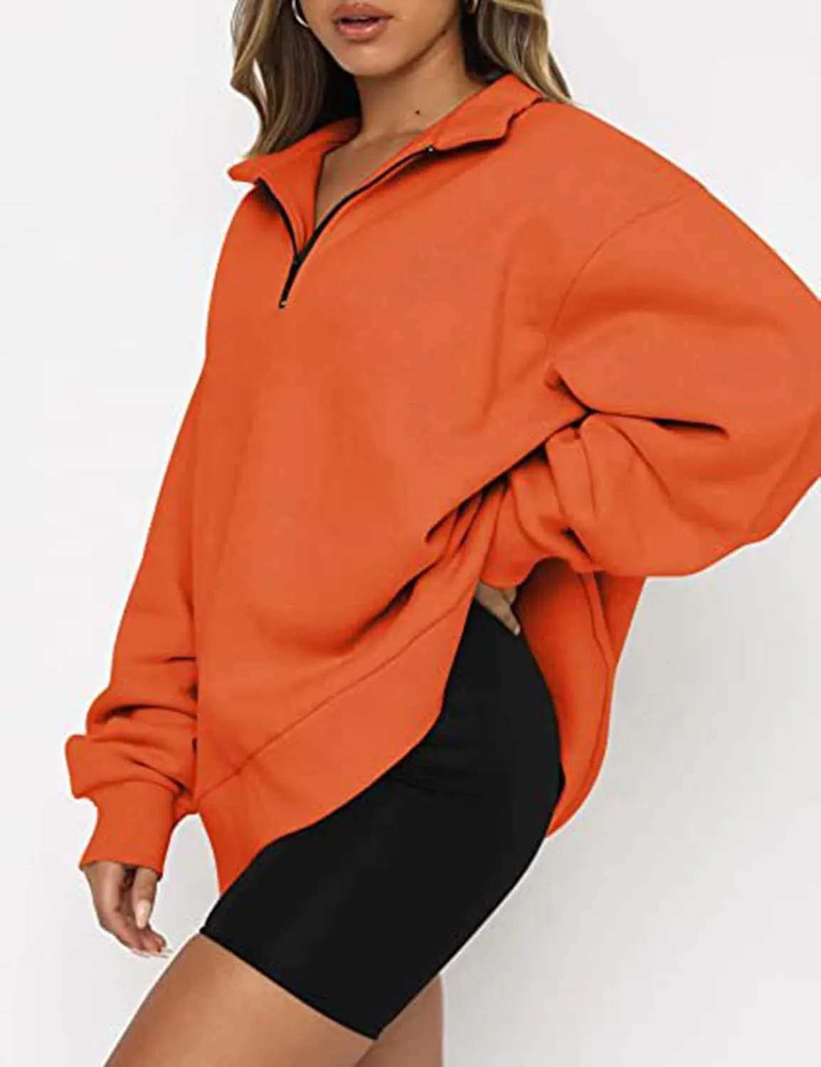 PLMOKN Hoodies for Women Zip Up Fashion Cropped Sweatshirts Long Sleeve Fall Winter Fuzzy Warm Pullover Outfits Clothes
