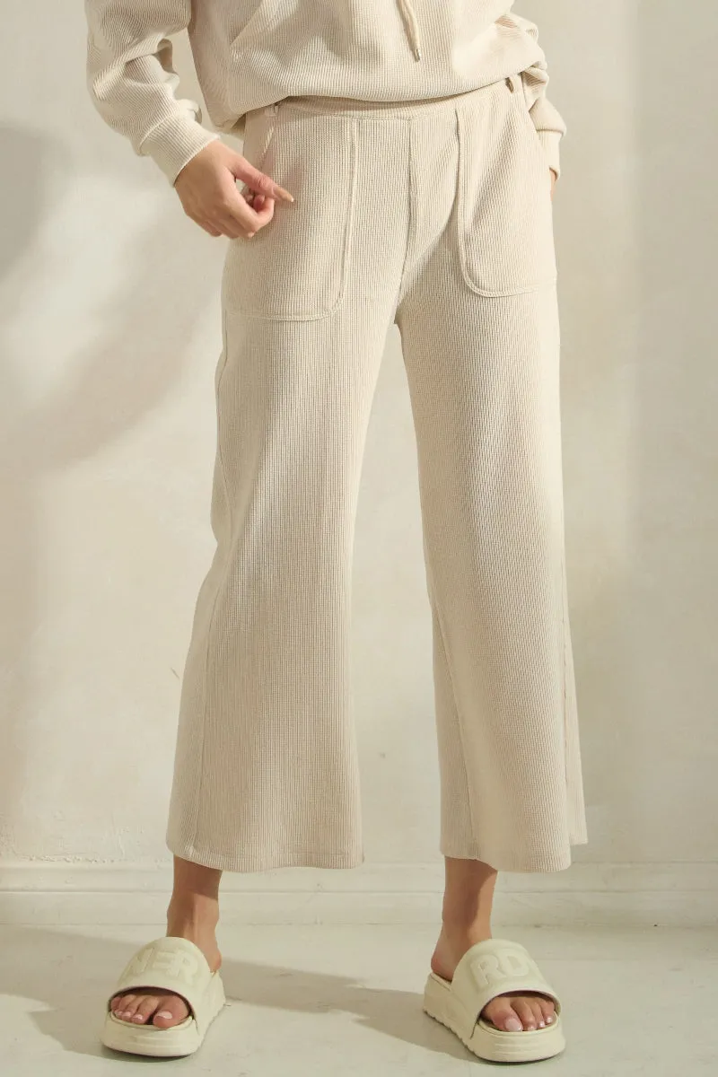 Plus Size Relaxed Fit Corduroy Capri Pants
