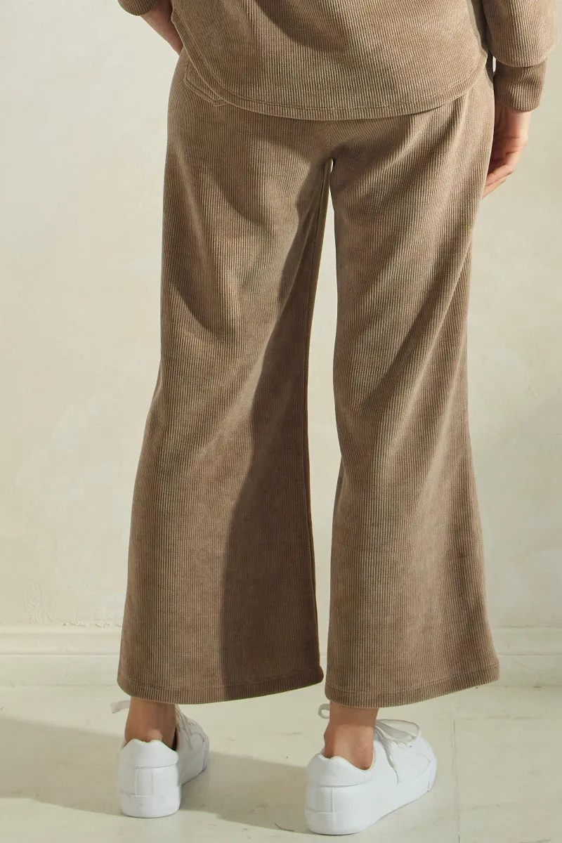 Plus Size Relaxed Fit Corduroy Capri Pants