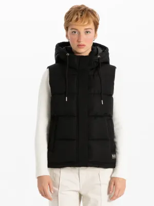 Point Zero Hooded Vest - Black