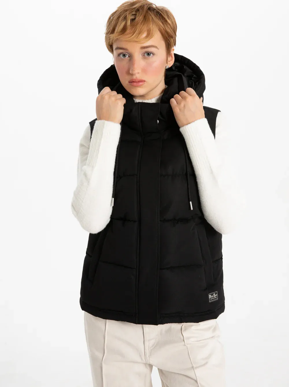 Point Zero Hooded Vest - Black