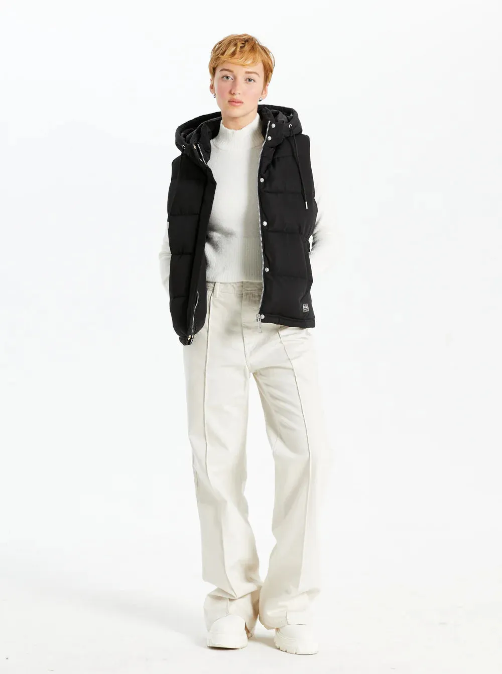 Point Zero Hooded Vest - Black