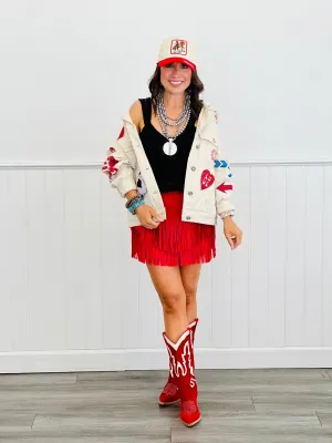 POL Oatmilk Love Patches Jacket (Reg.)