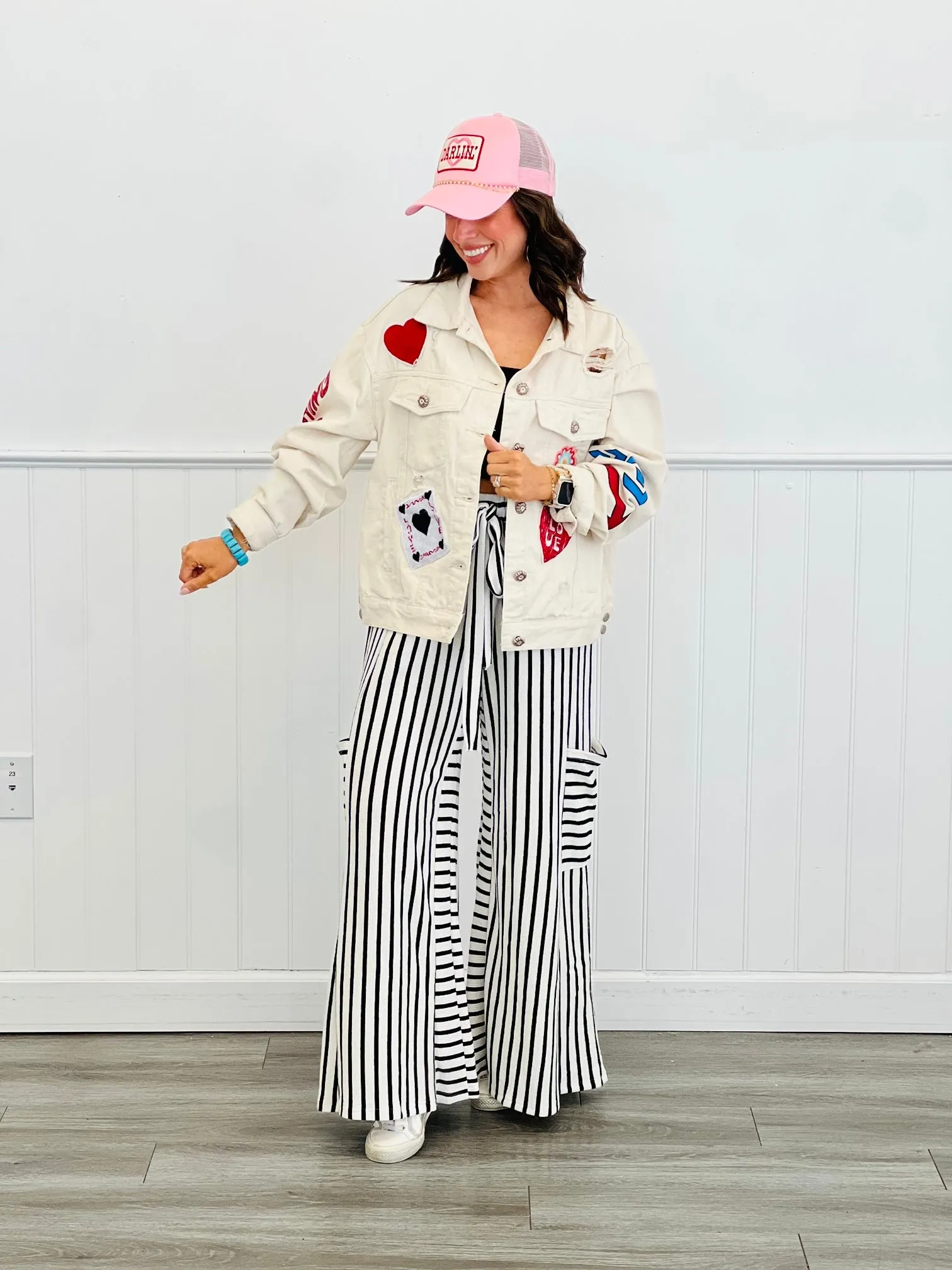 POL Oatmilk Love Patches Jacket (Reg.)