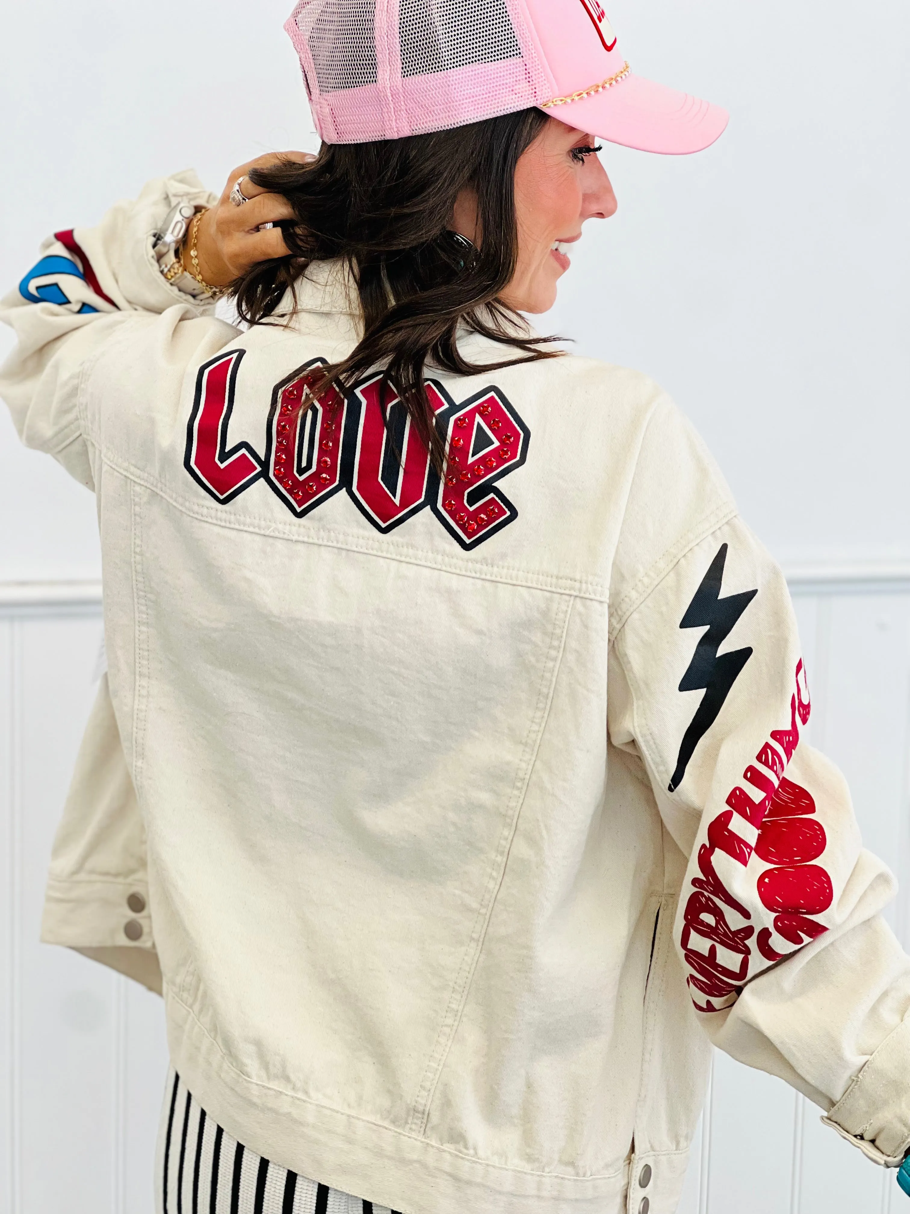 POL Oatmilk Love Patches Jacket (Reg.)