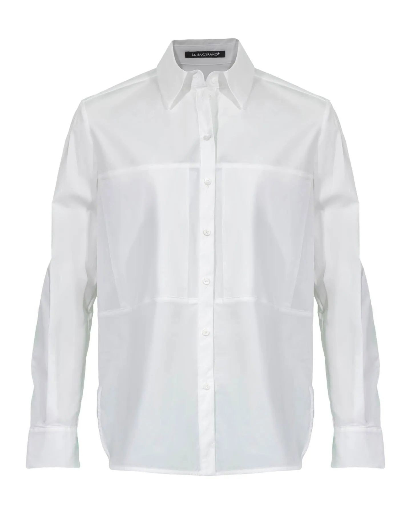 Poplin Front Panel Shirt