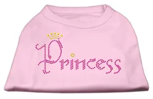 Princess Rhinestone Shirts Light Pink XXL (18)