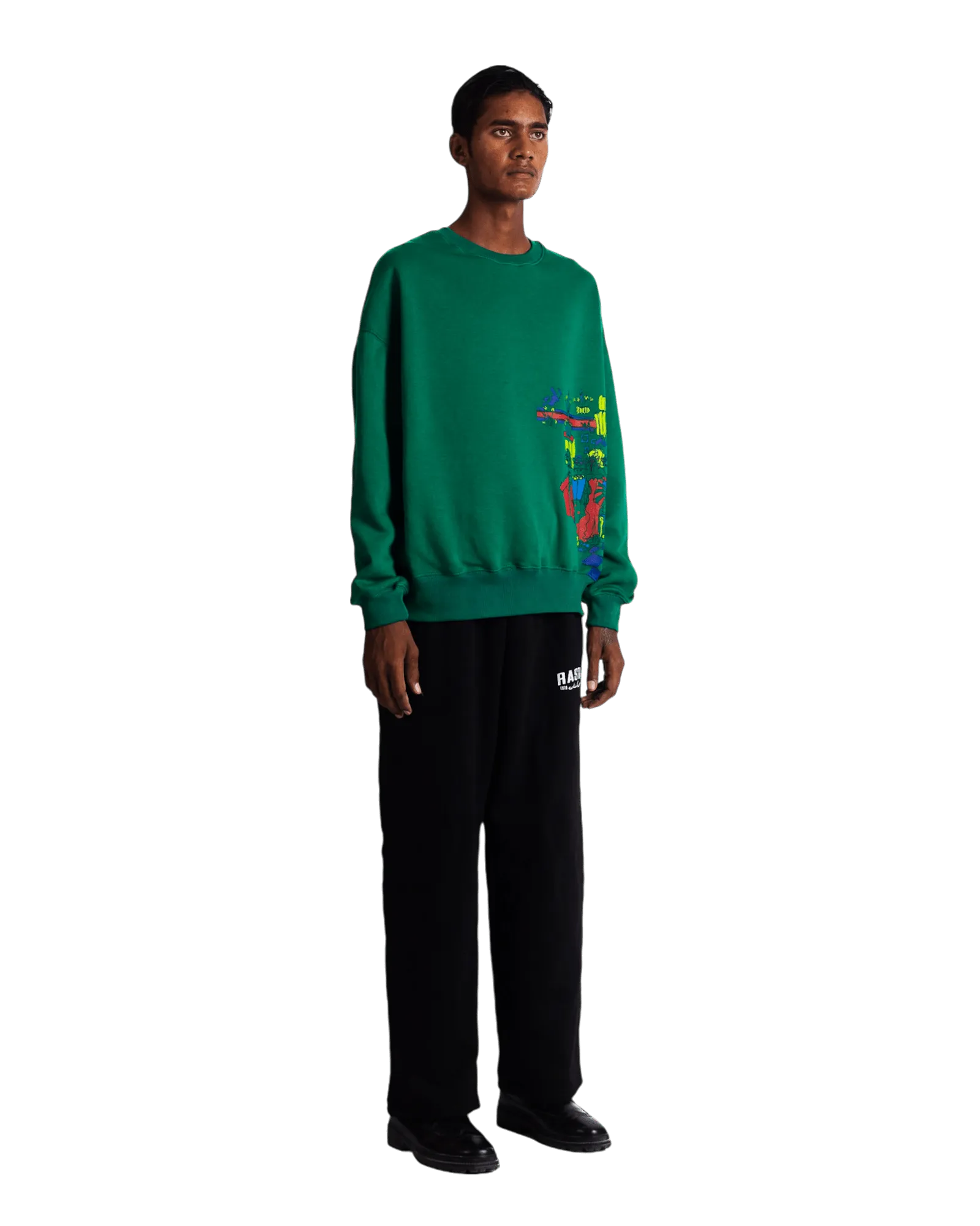 "MONEYBALL" GREEN SWEATSHIRT