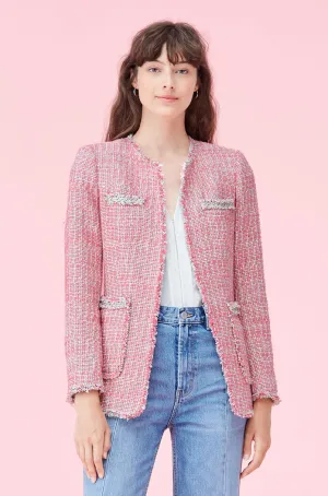 Rebecca Taylor Pink Tweed Jacket